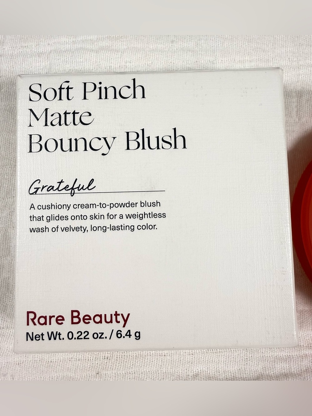 Rare Beauty Soft Pinch Matte Bouncy Blush — Grateful Soft Red - Picture 1 of 7